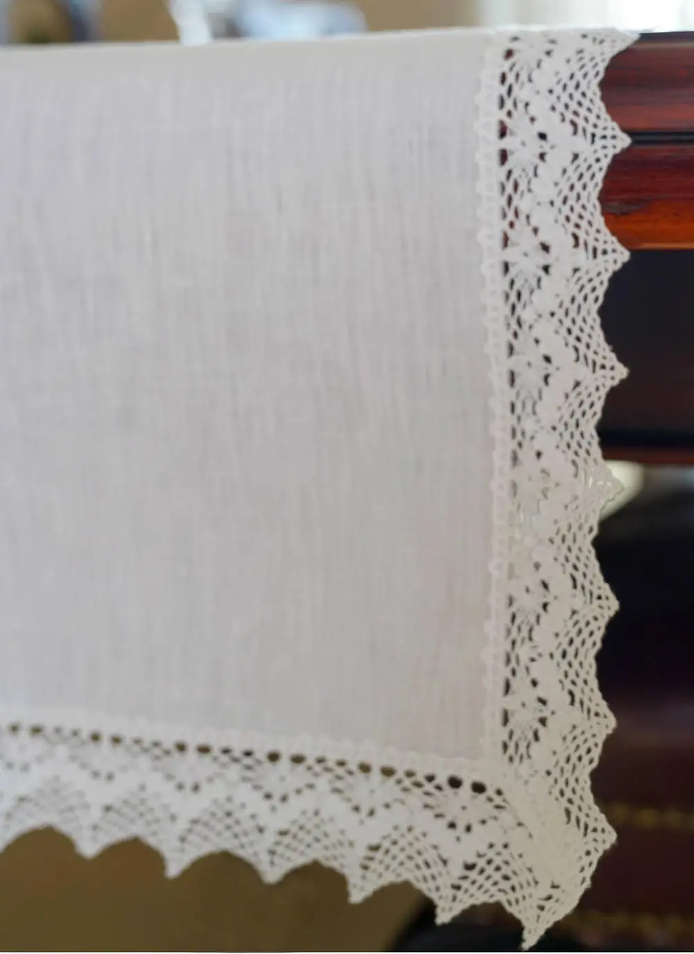 Abbey Linen Table Runner 13'' x 52''