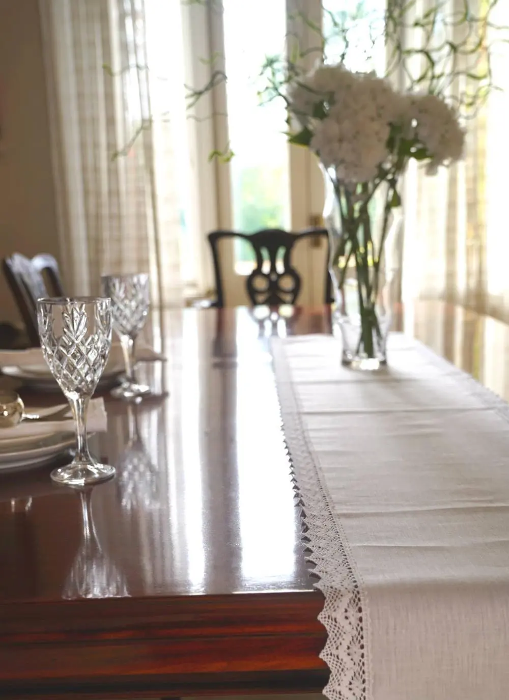 Abbey Linen Table Runner 13'' X 70''