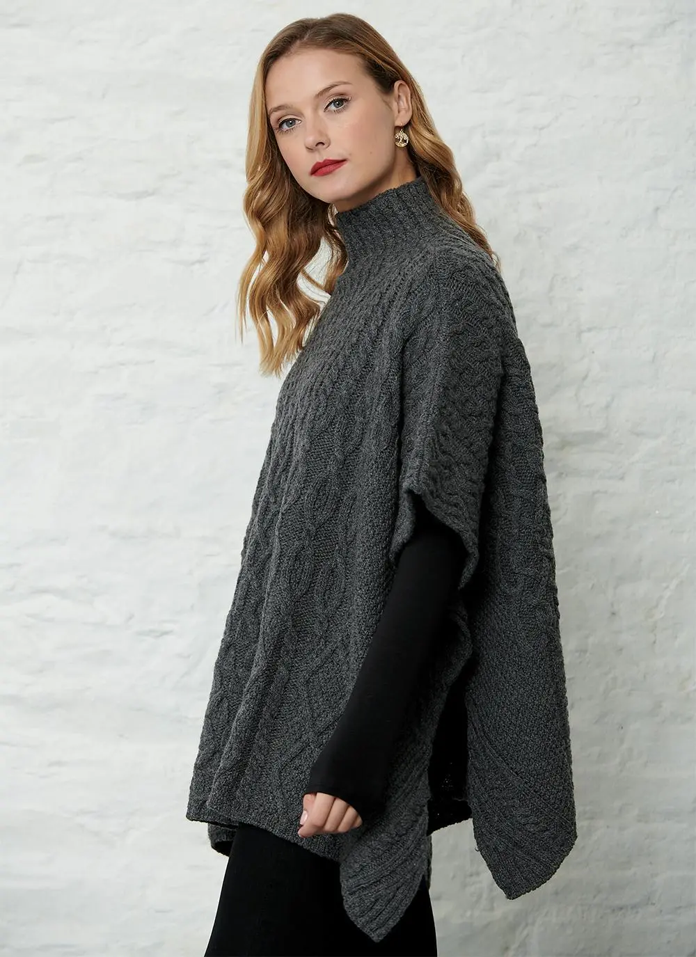Aoife Patchwork Poncho