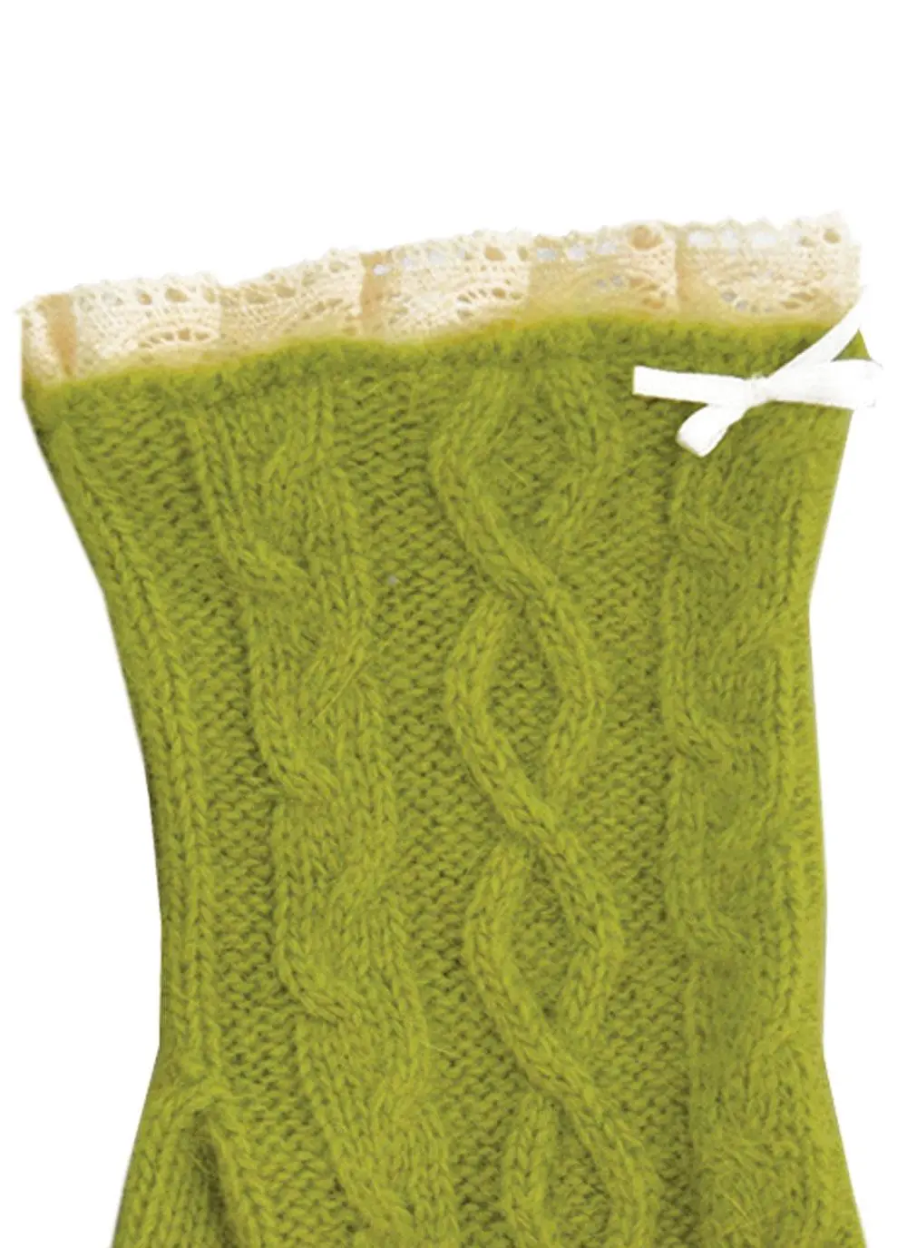 Classic Cable Apple Knit Gloves