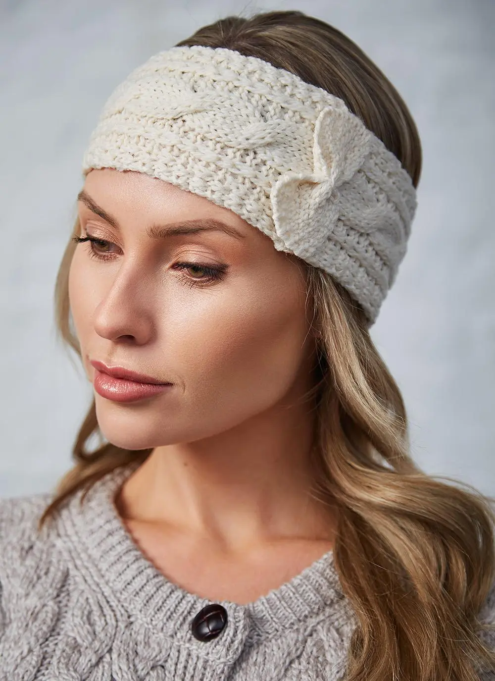 Aran Bow Headband