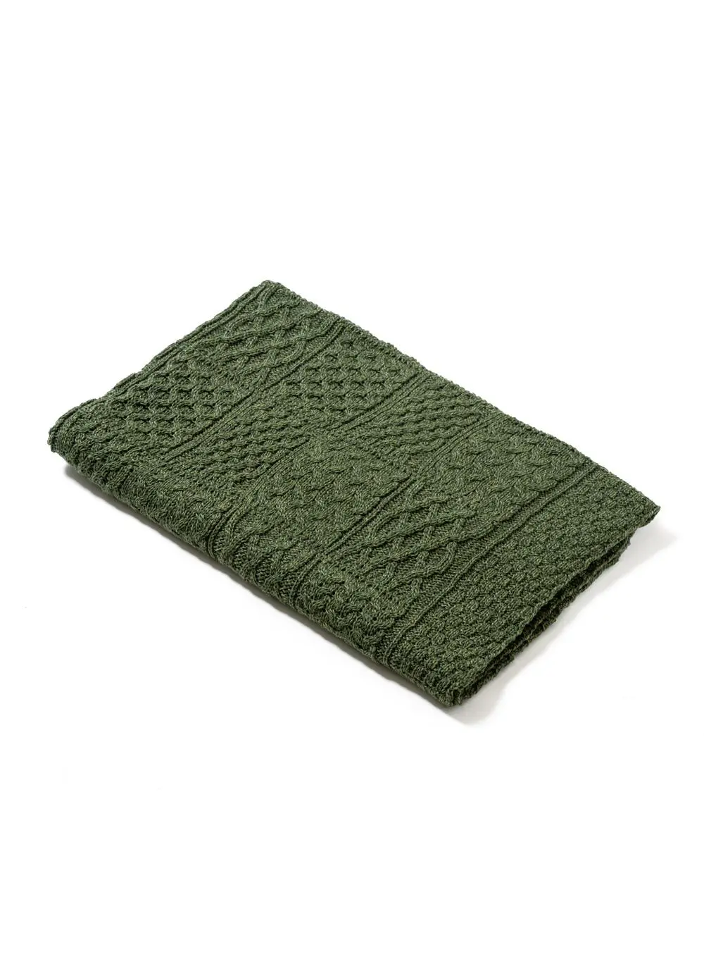 Aran Patchwork Merino Throw