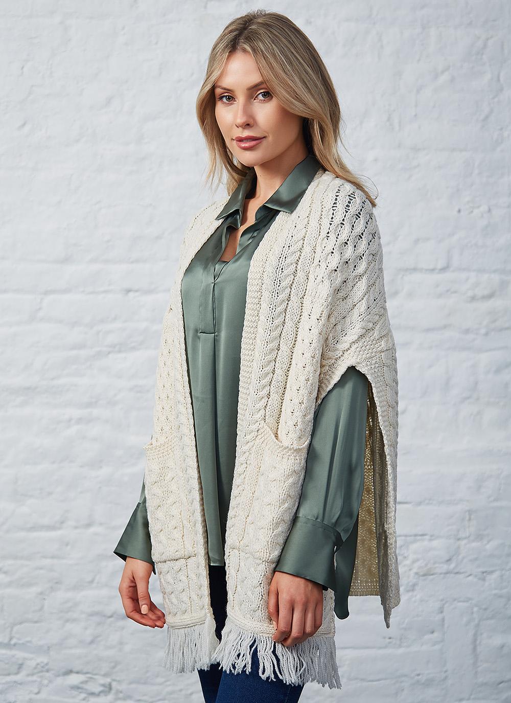 Aran Pocket Shawl | Blarney