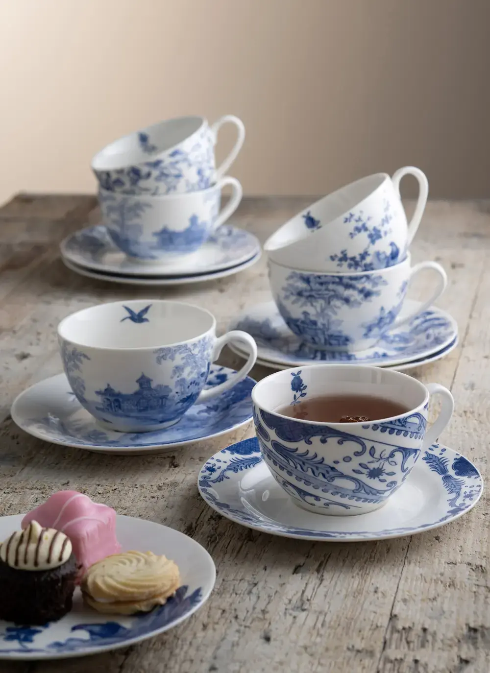 Archive Blue Tea Cups 