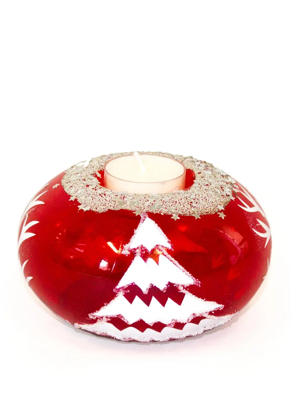 Avoca Blue Red Christmas Votive