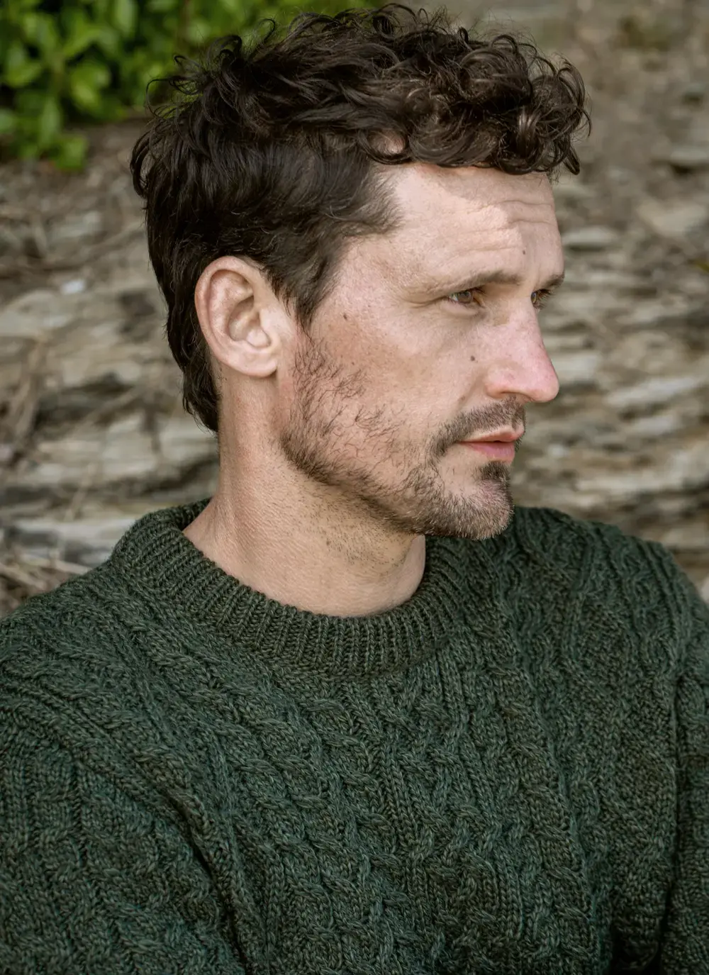 Oisin Aran Crew Neck Sweater
