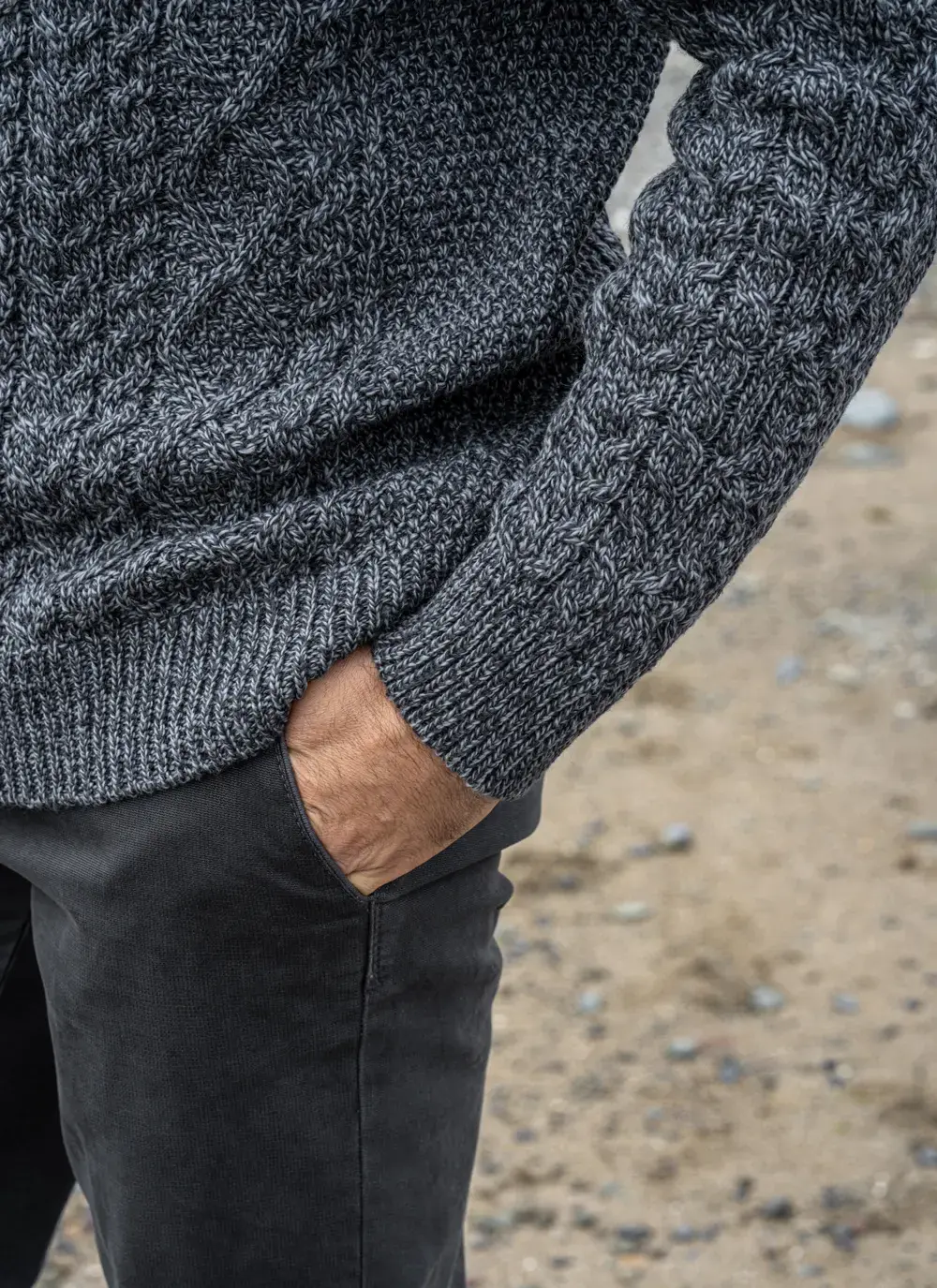Oisin Aran Crew Neck Sweater