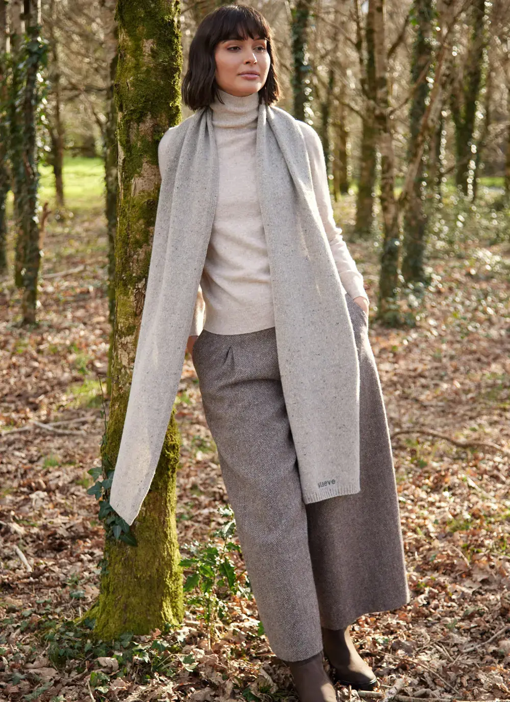 Personalized Wool Cashmere Scarf
