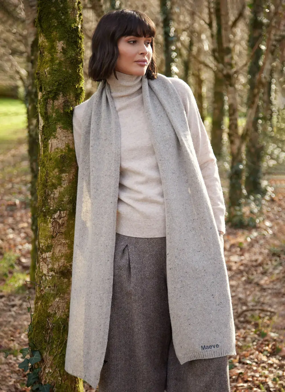 Personalized Wool Cashmere Scarf