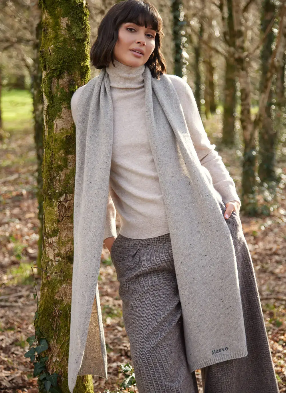 Personalized Wool Cashmere Scarf