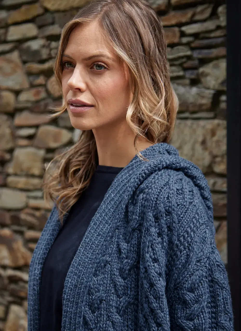 Aoife Long Hooded Coatigan 