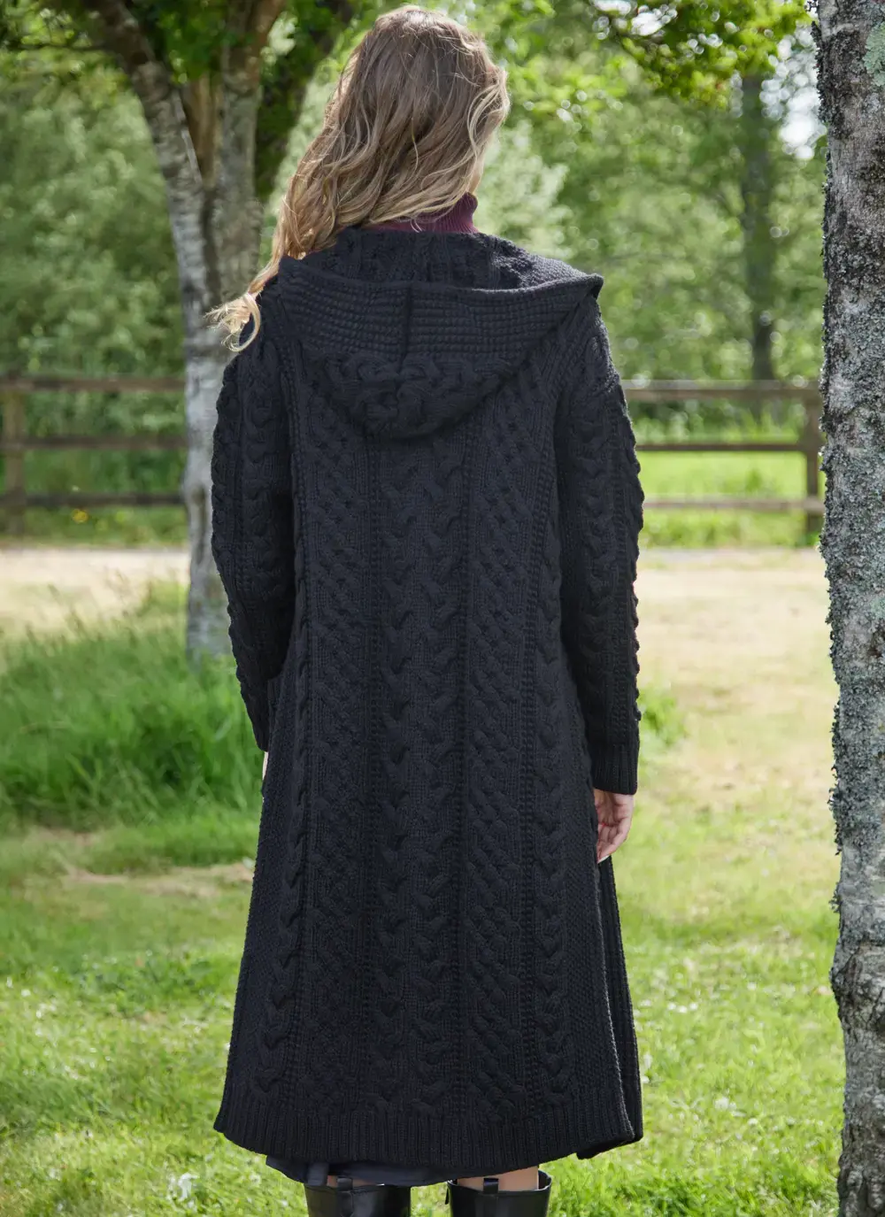 Aoife Long Hooded Coatigan 