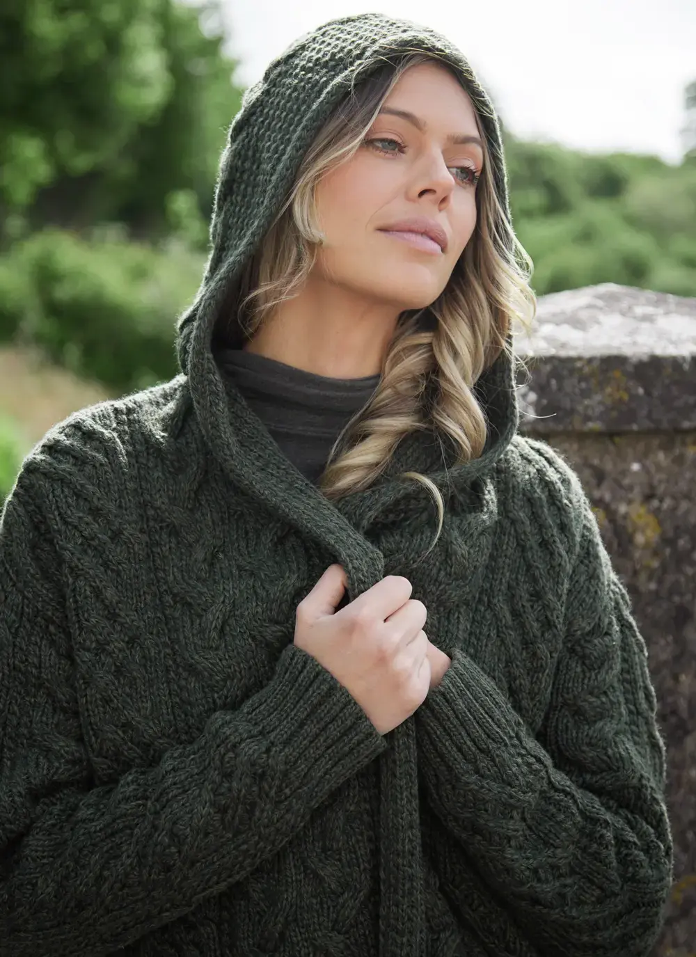 Aoife Long Hooded Coatigan 
