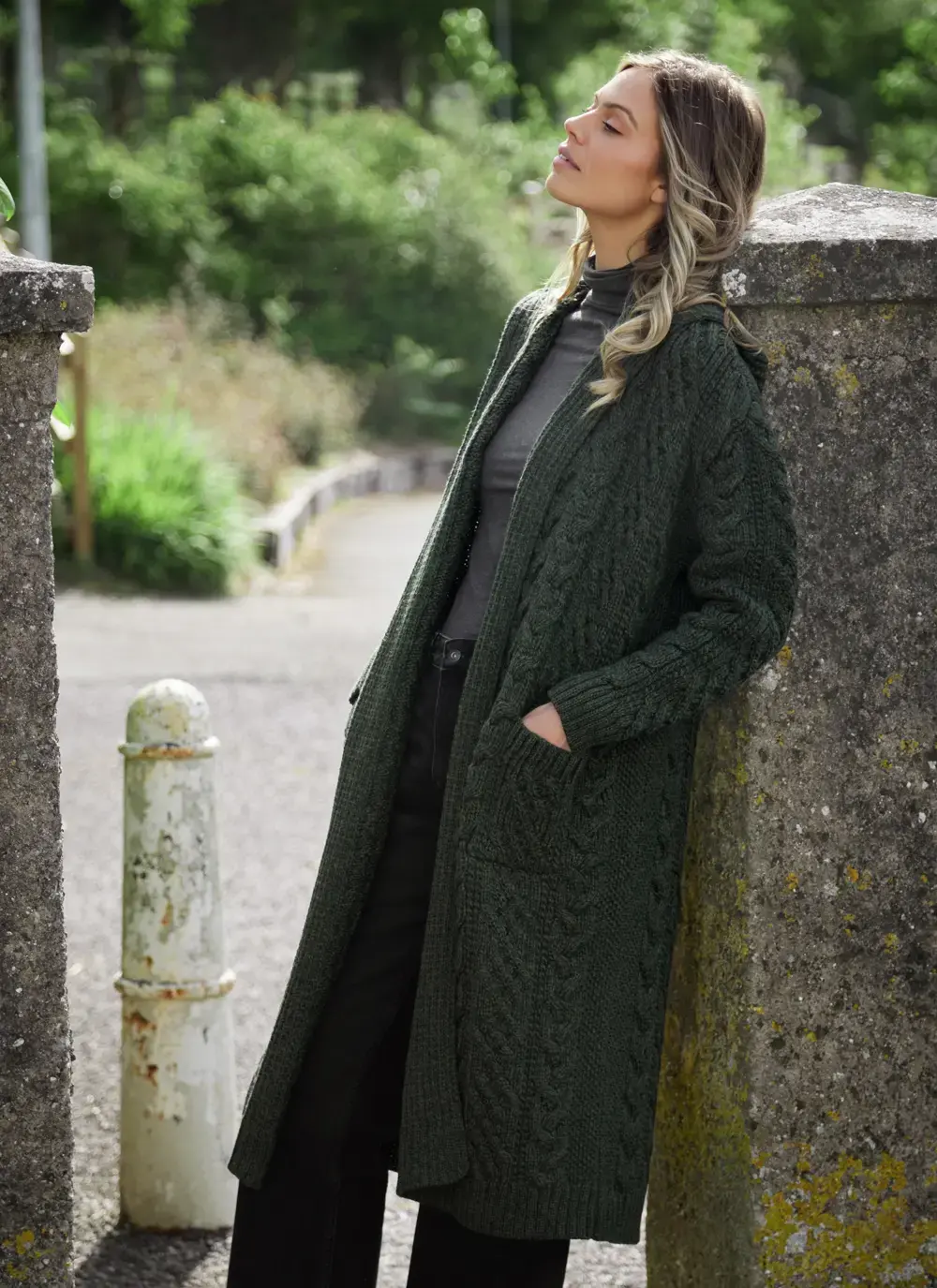 Aoife Long Hooded Coatigan 