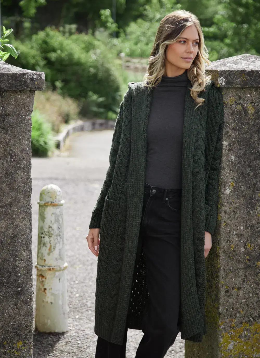 Aoife Long Hooded Coatigan 