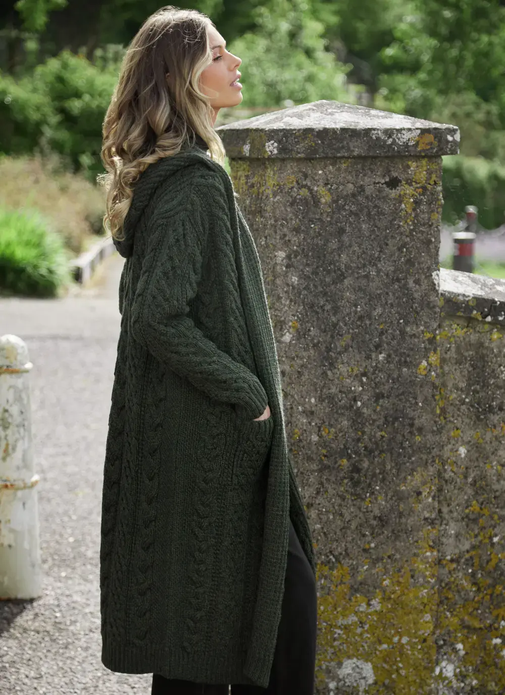 Aoife Long Hooded Coatigan 