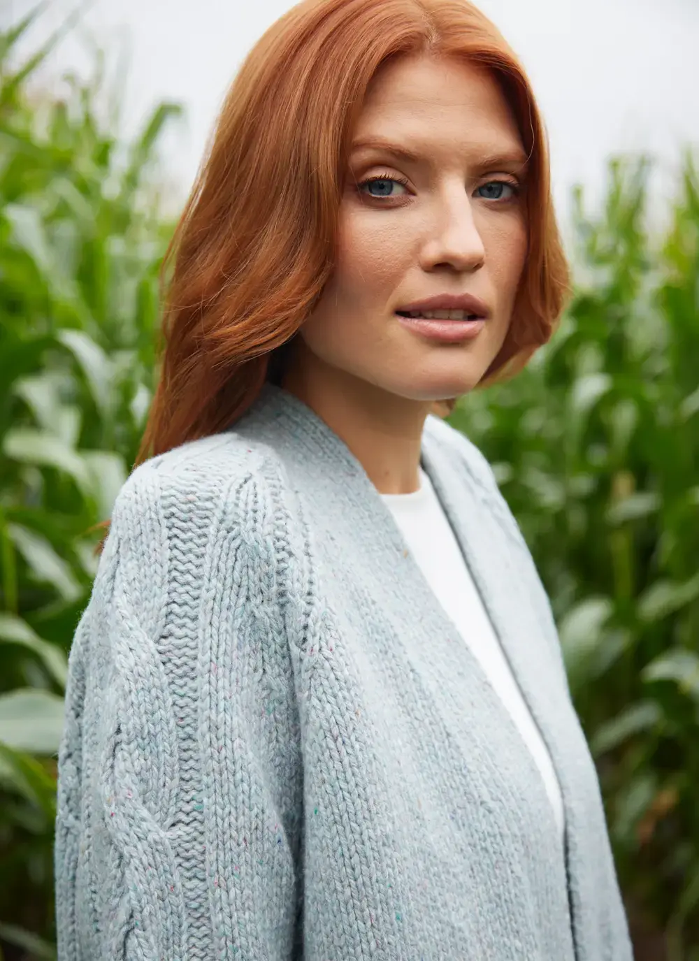 Sofia Wool Cashmere Long Cardigan 
