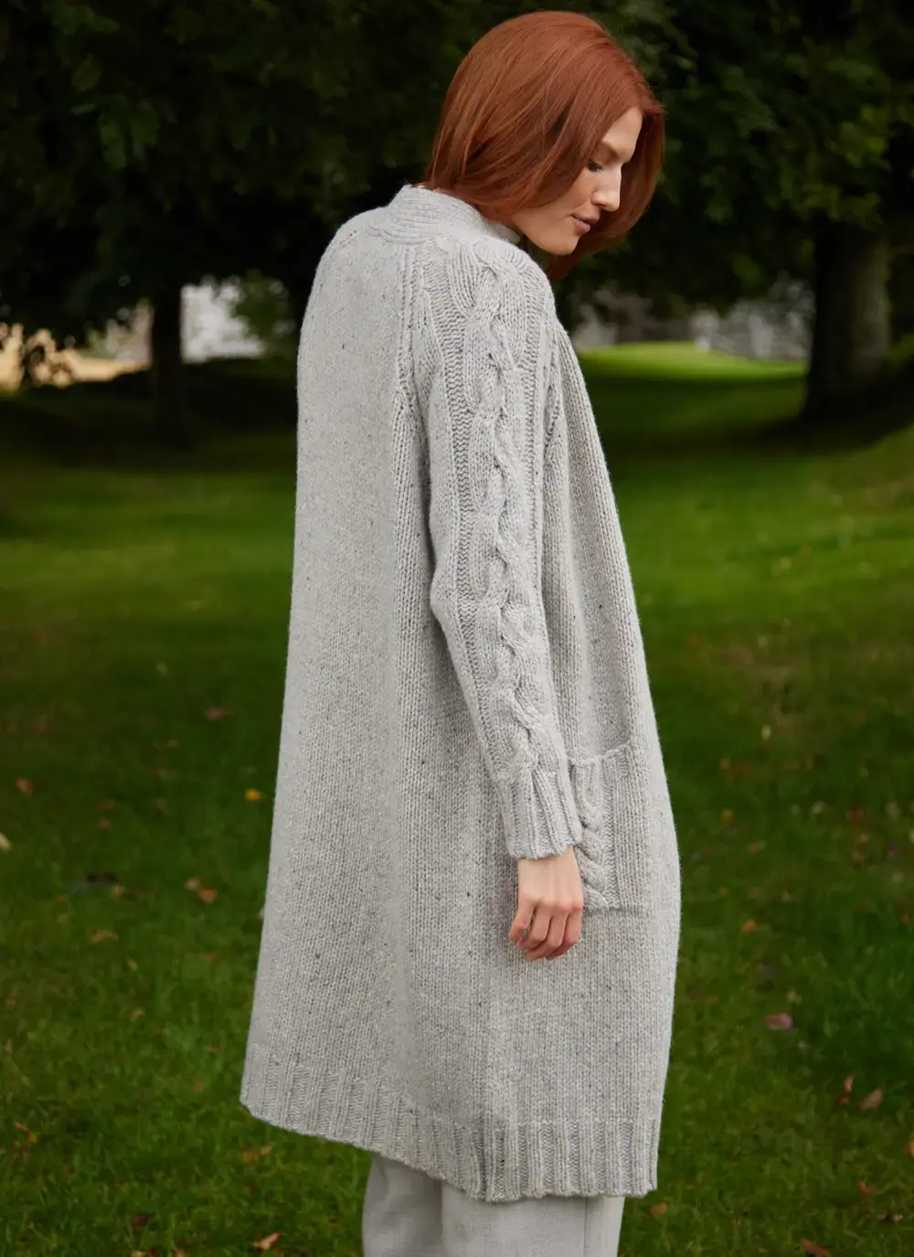 Sofia Wool Cashmere Long Cardigan 