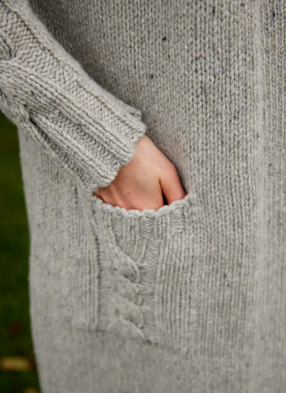 Sofia Wool Cashmere Long Cardigan 