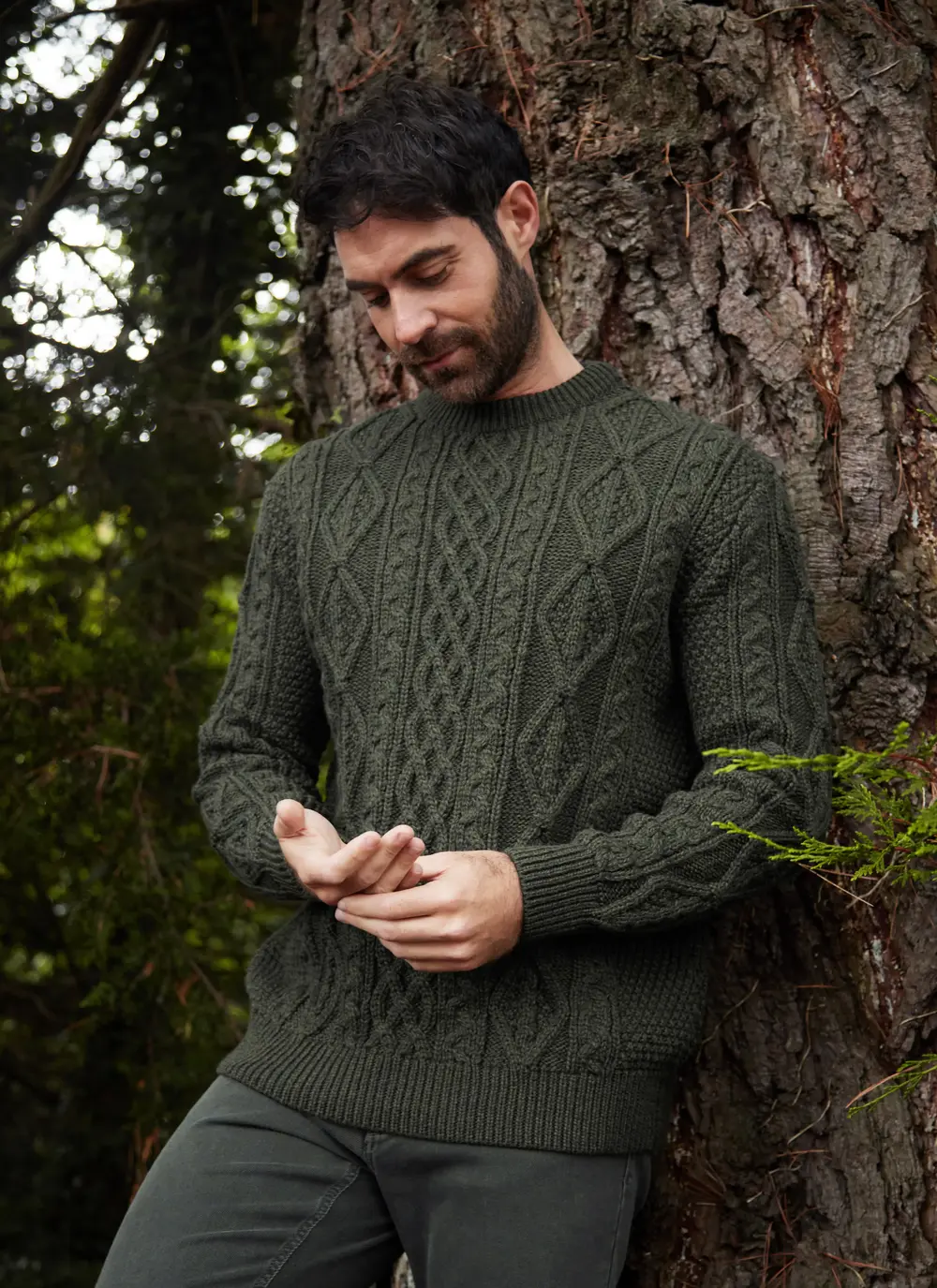 Personalized Blarney Diamond Aran 