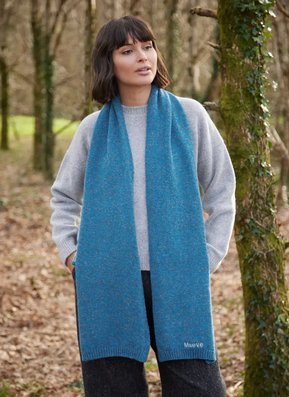 Personalized Wool Cashmere Scarf