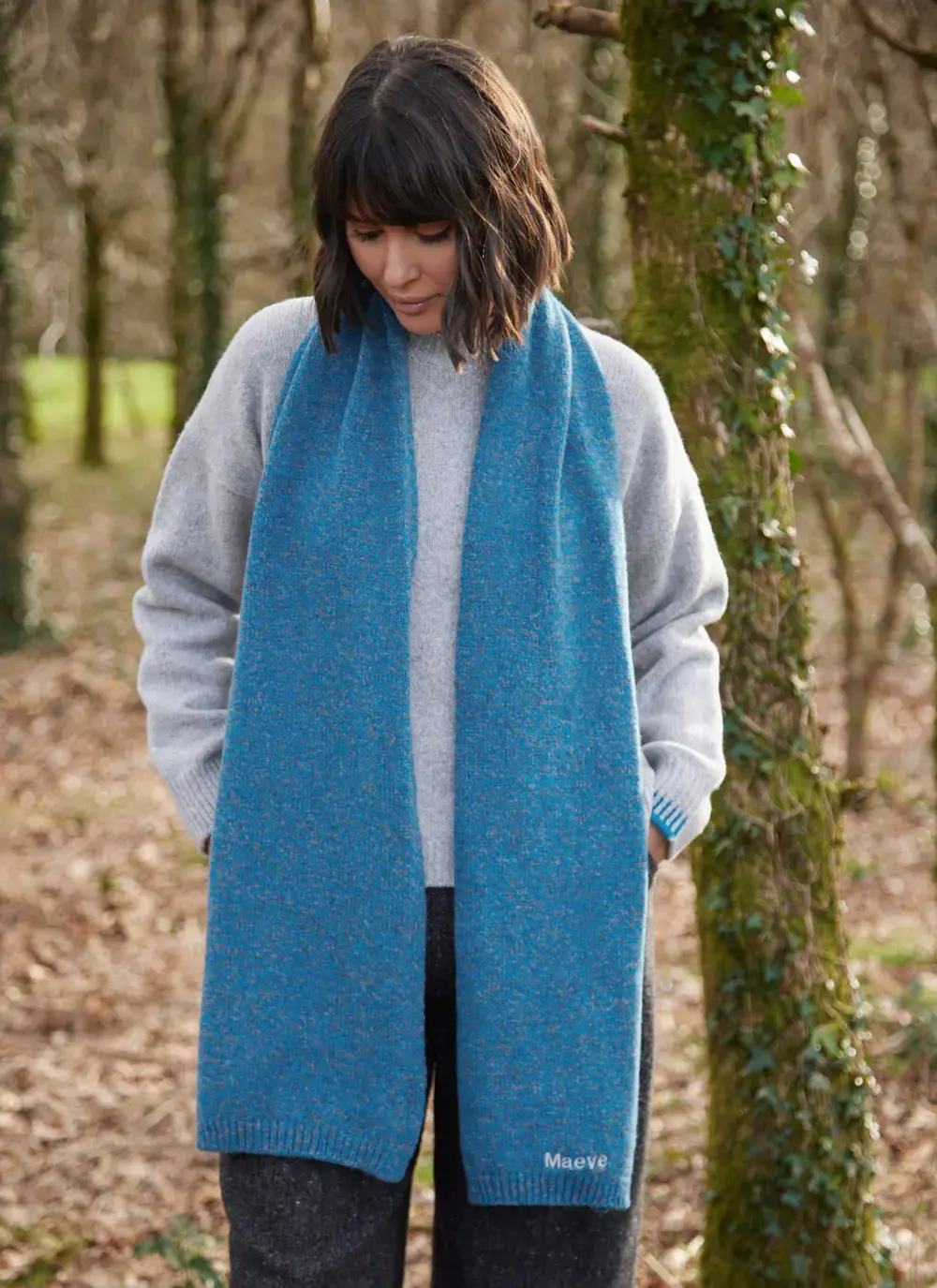 Personalized Wool Cashmere Scarf