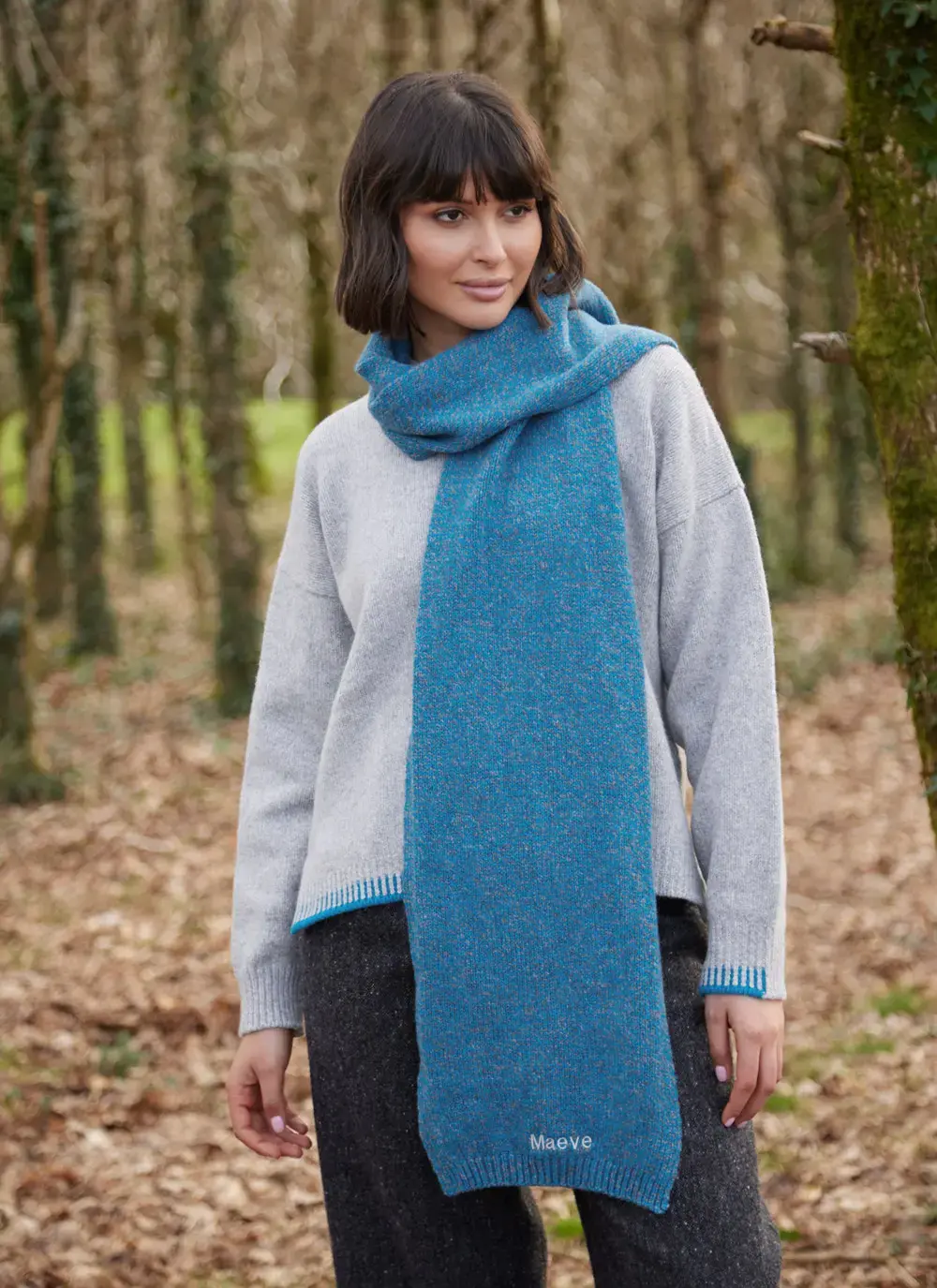 Personalized Wool Cashmere Scarf