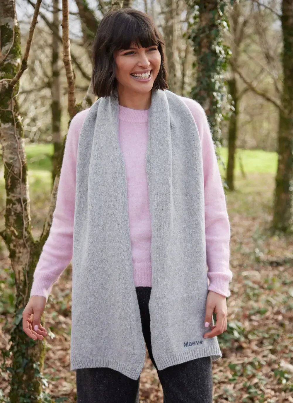 Personalized Wool Cashmere Scarf