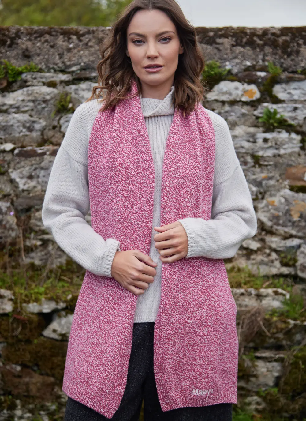 Personalized Wool Cashmere Scarf