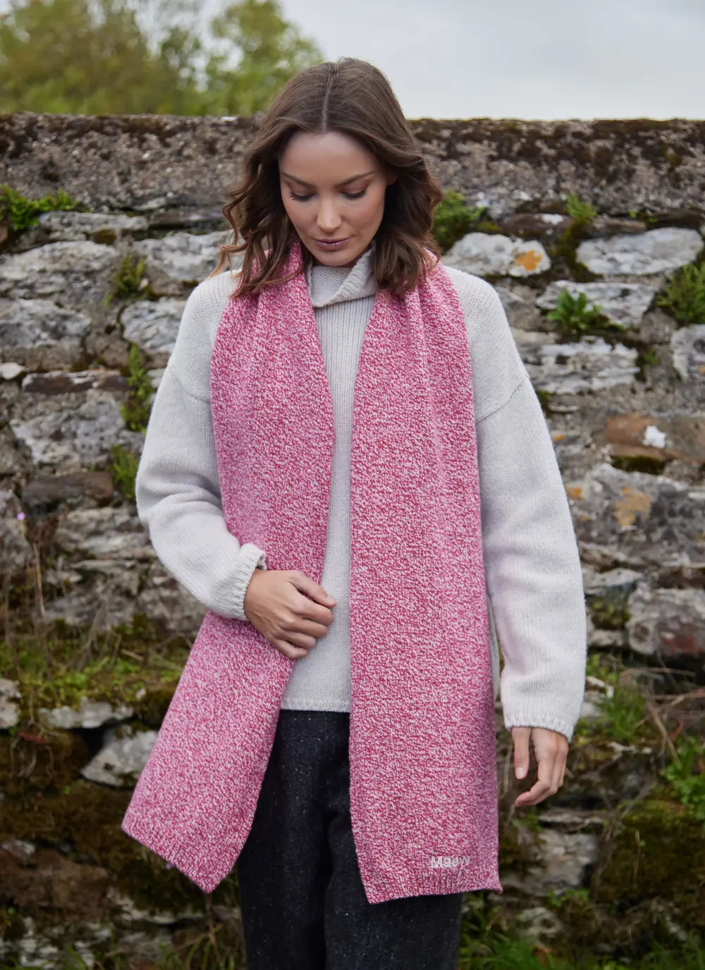 Personalized Wool Cashmere Scarf