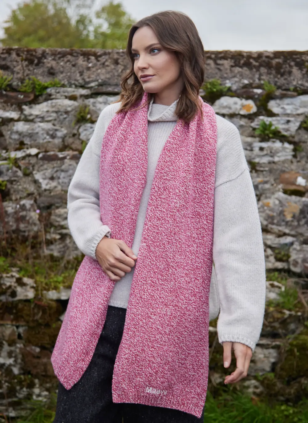 Personalized Wool Cashmere Scarf