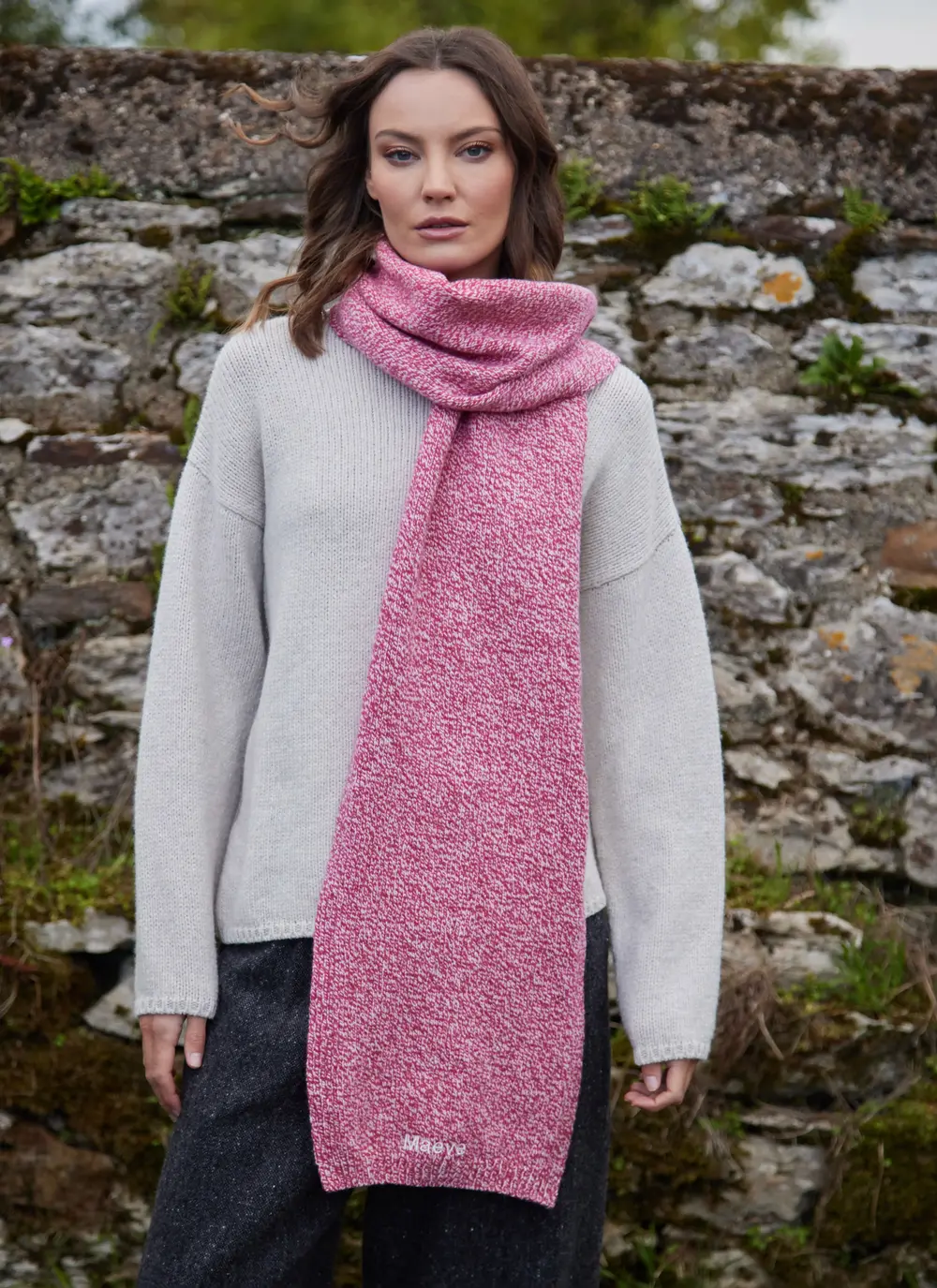 Personalized Wool Cashmere Scarf
