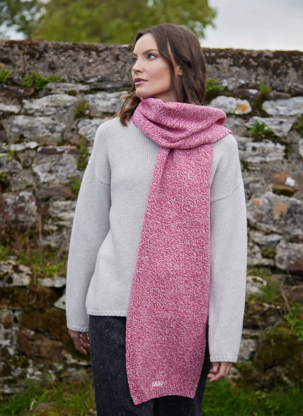 Personalized Wool Cashmere Scarf