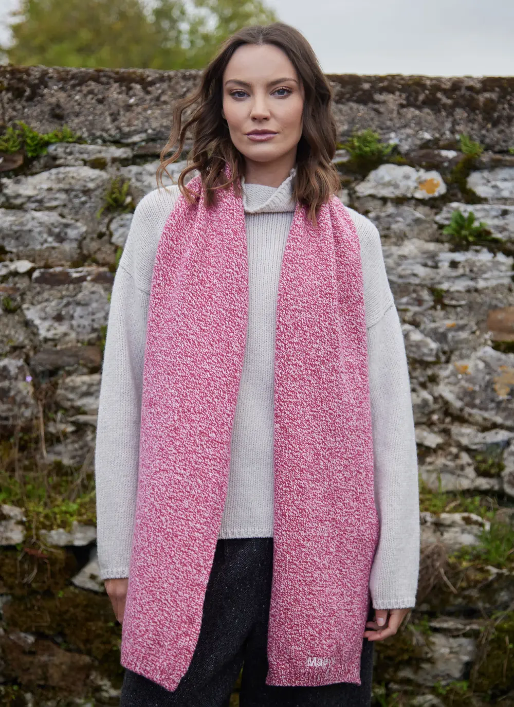 Personalized Wool Cashmere Scarf