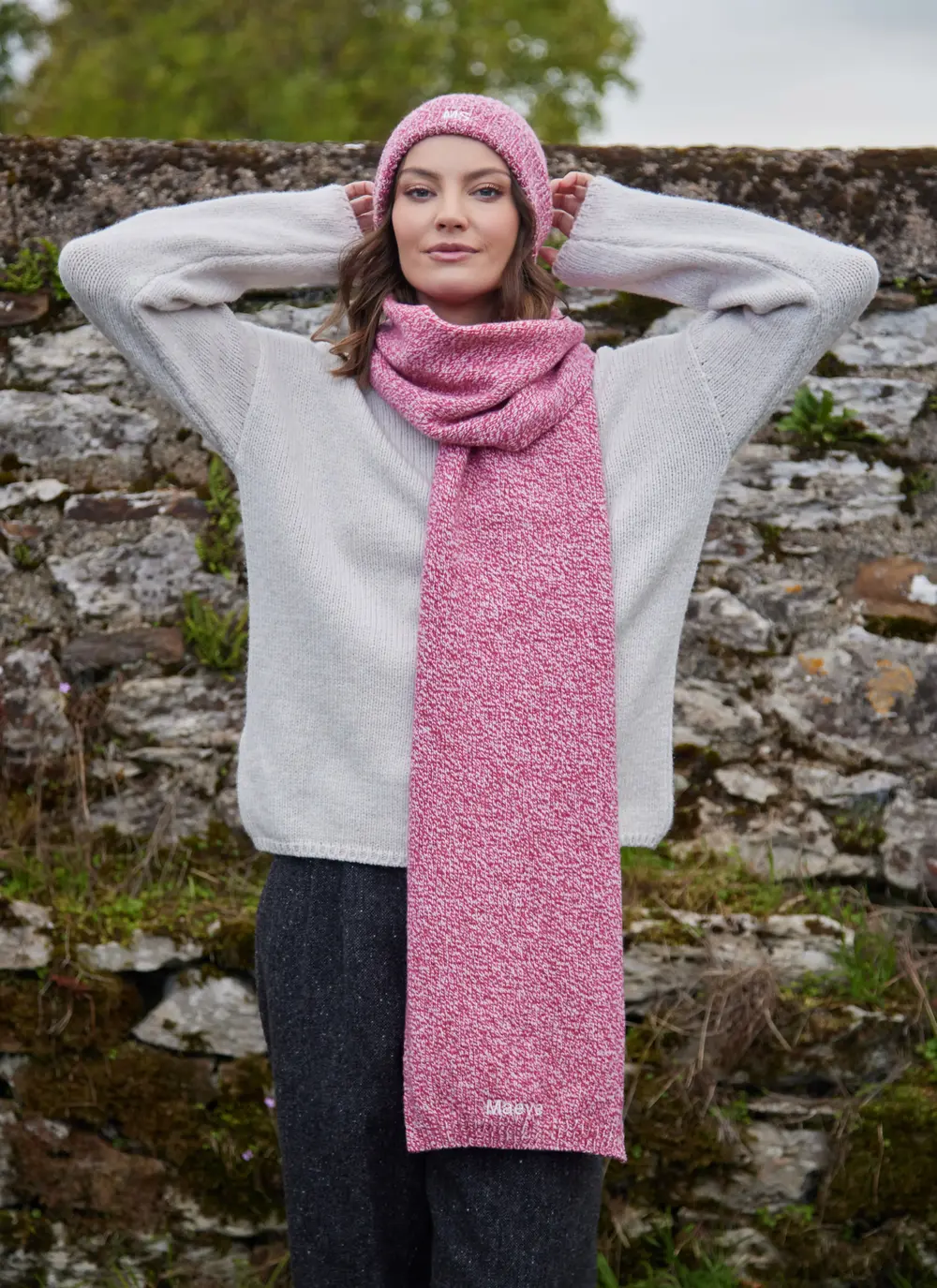 Personalized Wool Cashmere Scarf