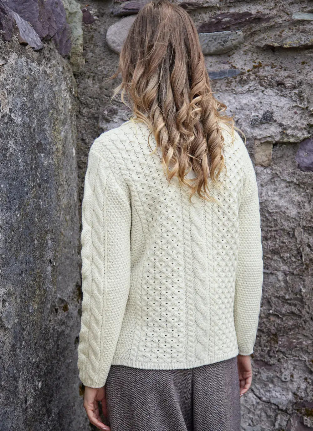 Saoirse Aran Collar Cardigan