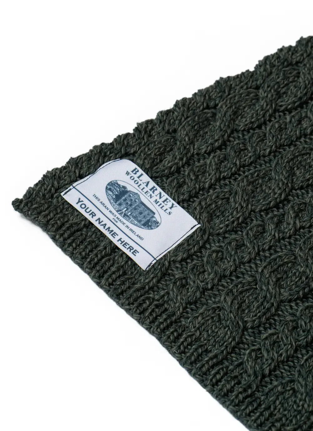 Personalized Patchwork Aran Throw 