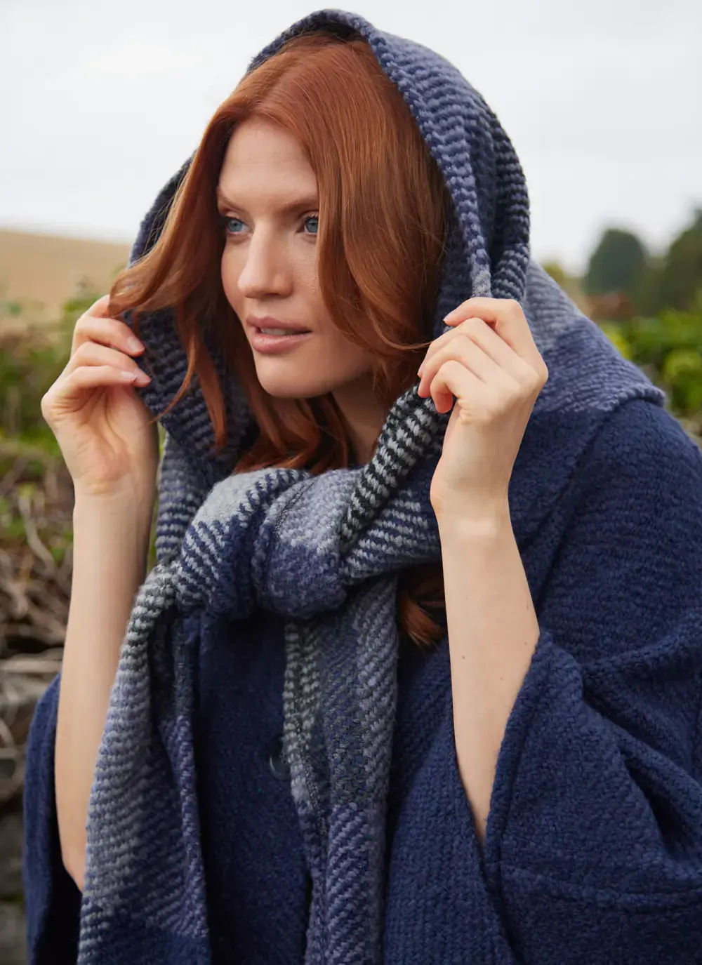 Lisa Herringbone Cape
