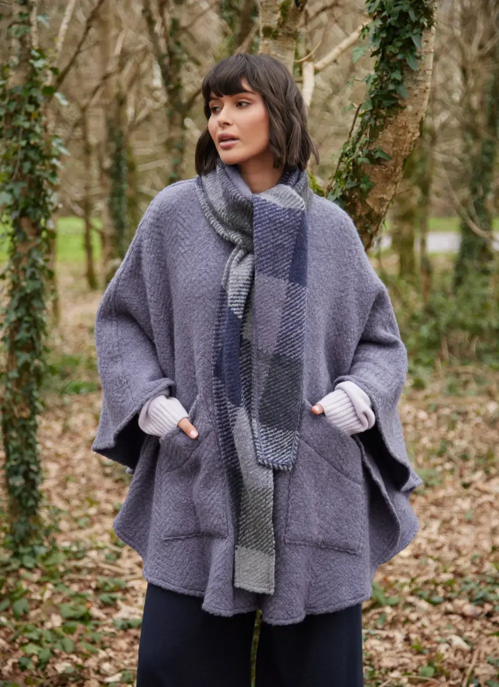 Lisa Herringbone Cape