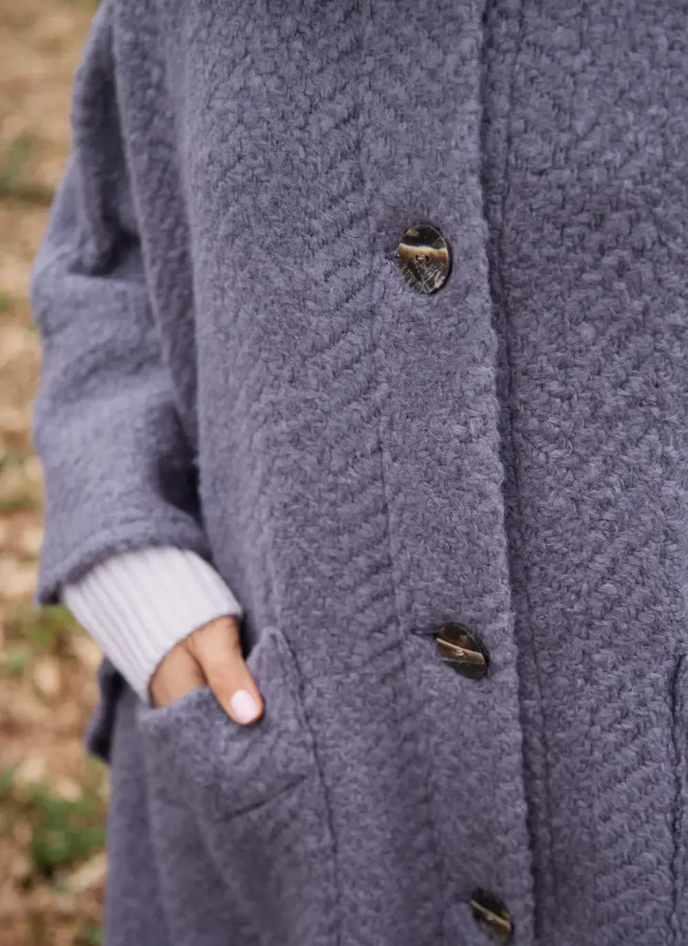 Lisa Herringbone Cape