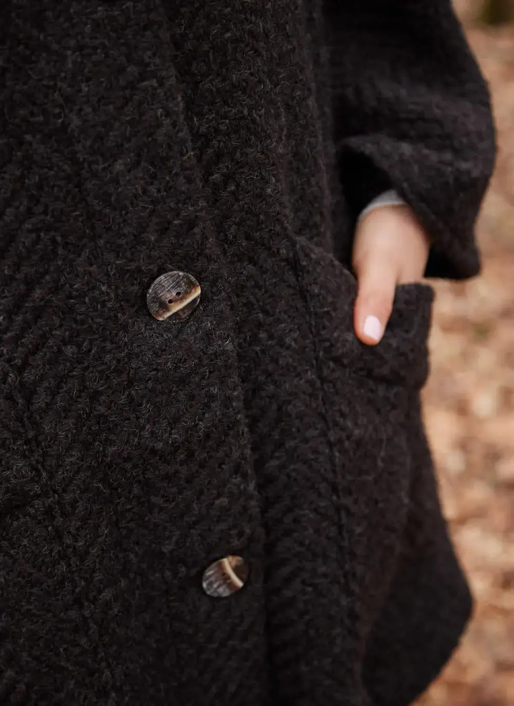 Lisa Herringbone Cape