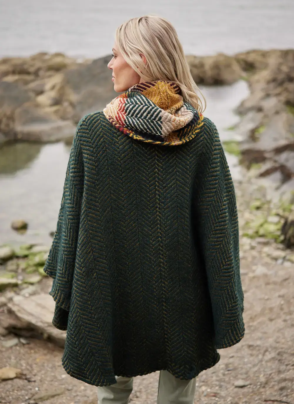 Lisa Herringbone Cape