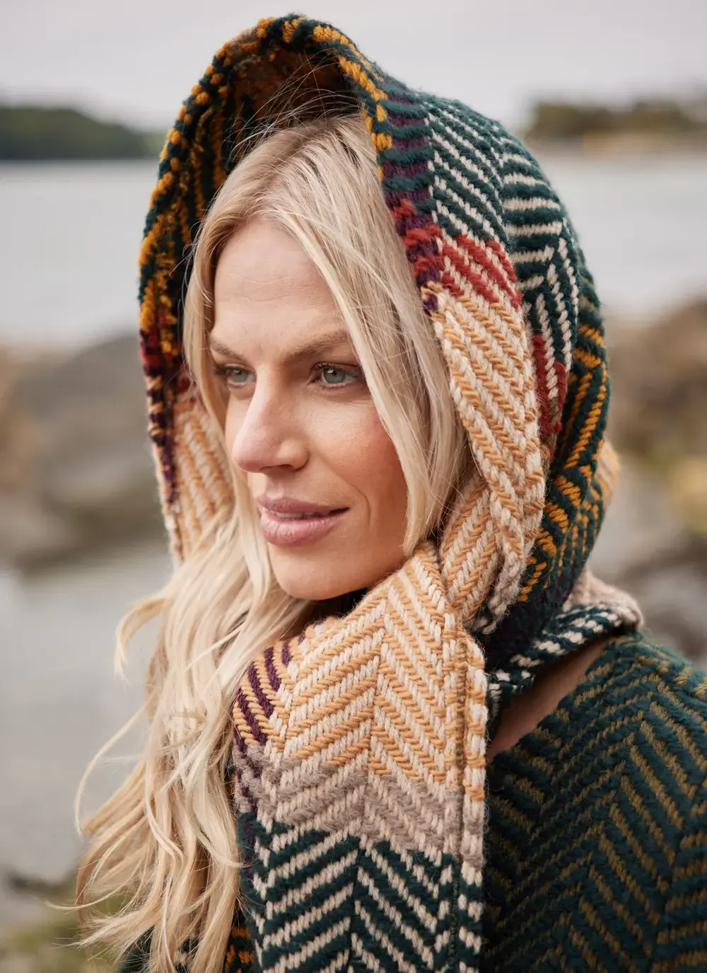 Lisa Herringbone Cape