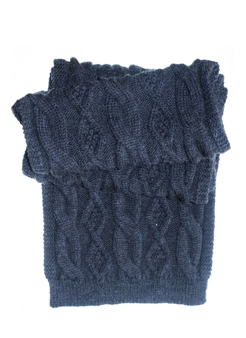 Aran Diamond Scarf