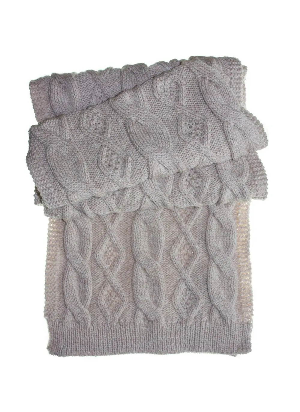 Aran Diamond Scarf