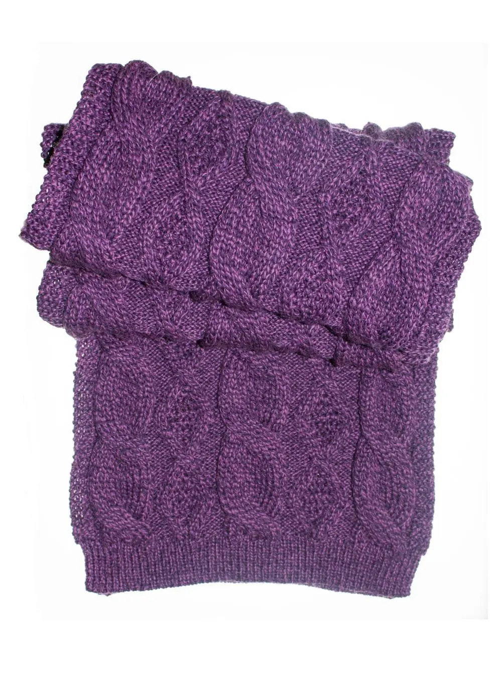 Aran Diamond Scarf