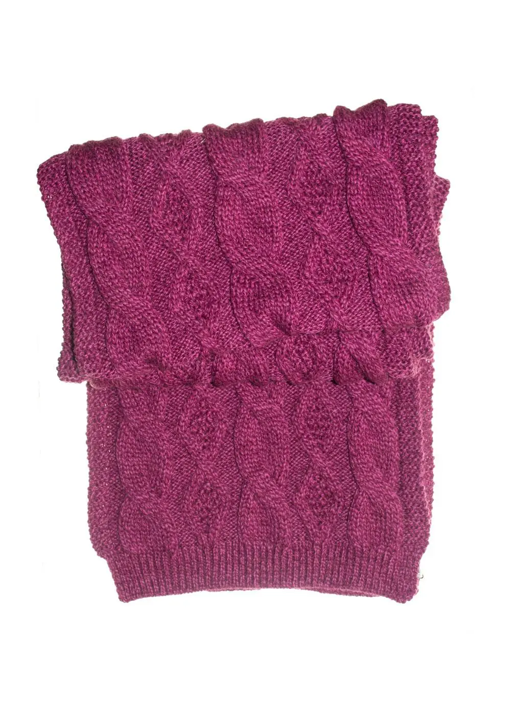 Aran Diamond Scarf