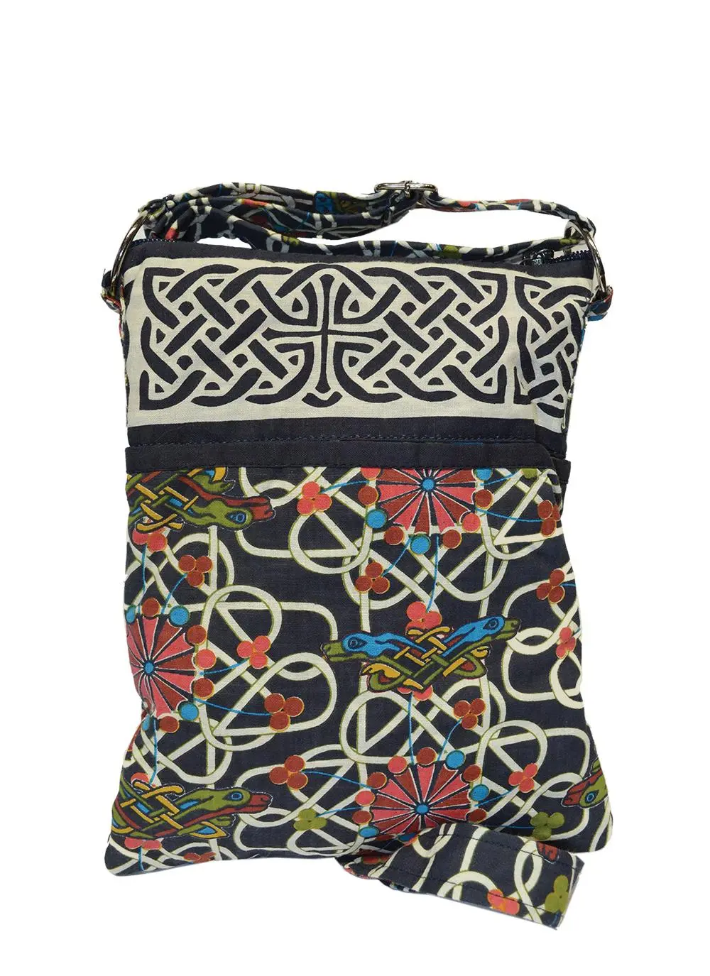 Book of Kells Navy Messenger Bag