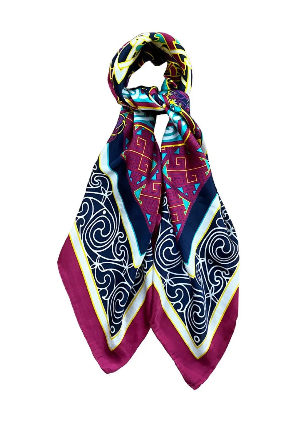 Square Book of Kells Celtic Silk Scarf