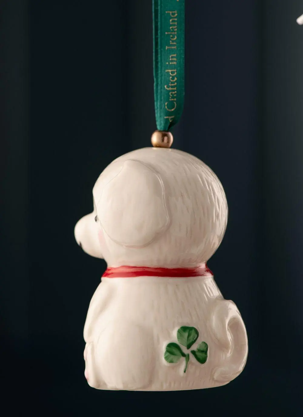 Belleek Classic Doggy Hanging Ornament